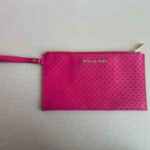 Hot Pink Michael Kors Wristlet